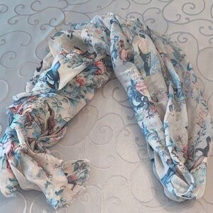Floral Print Scarf